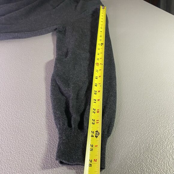 EGARA Sweater Cashmere Cotton Blend V-Neck Long Sleeve Lightweight Mens XXL Gray - Picture 7 of 7